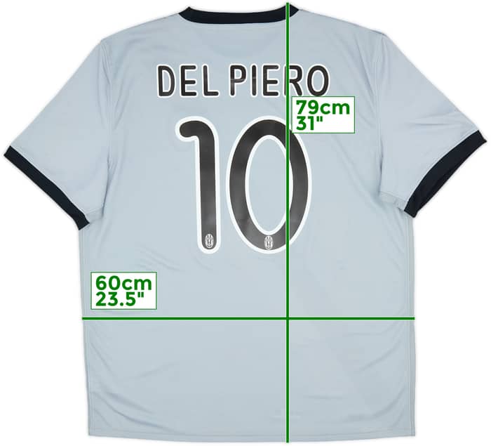 2009-10 Juventus Away Shirt Del Piero #10 (XL)