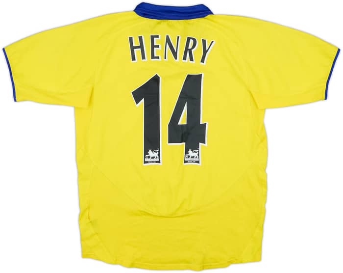 2003-05 Arsenal Away Shirt Henry #14 - 5/10 - (L.Boys)
