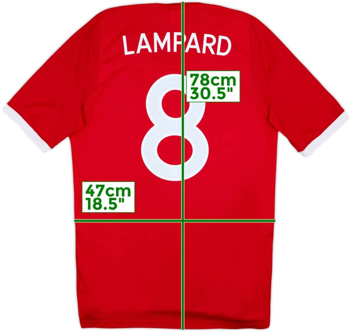 2010-11 England Away Shirt Lampard #8 - 8/10 - (M)