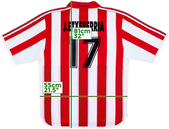 1999-01 Athletic Bilbao Home Shirt J.Etxeberria #17 - 8/10 - (L)