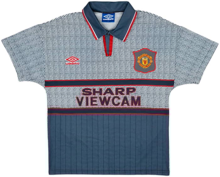 1995-96 Manchester United Away Shirt Cantona #7 - 10/10 - (Y)
