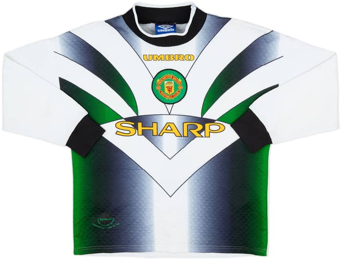 1996-97 Manchester United GK Shirt Schmeichel #1 - 8/10 - (Y)