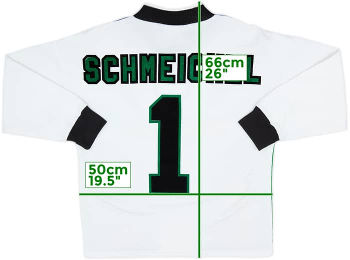 1996-97 Manchester United GK Shirt Schmeichel #1 - 8/10 - (Y)