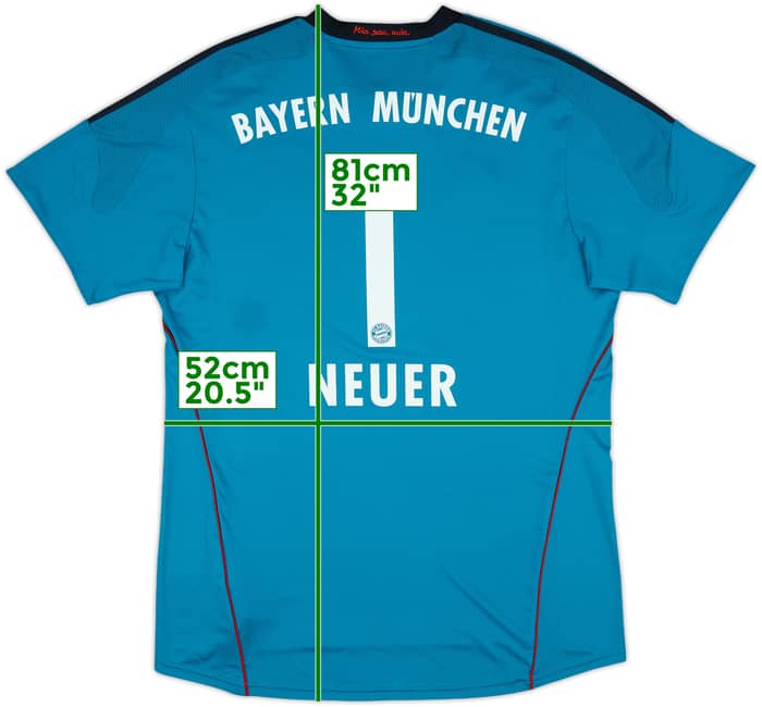 2013-14 Bayern Munich GK Shirt Neuer #1 - 8/10 - (L)