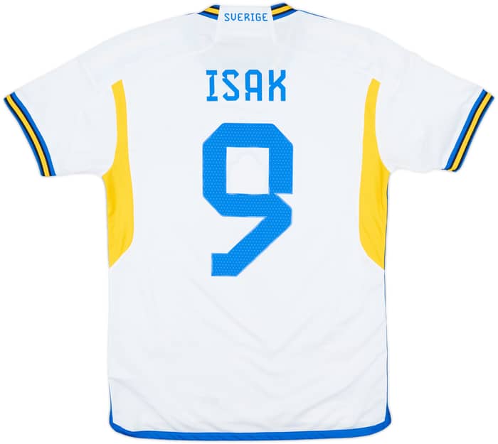 2022-23 Sweden Away Shirt Isak #9 - 9/10 - (S)