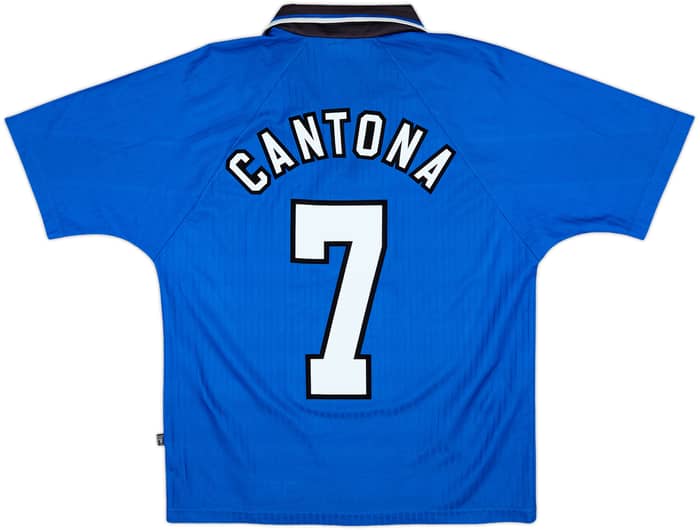 1996-98 Manchester United Third Shirt Cantona #7 - 7/10 - (Y)