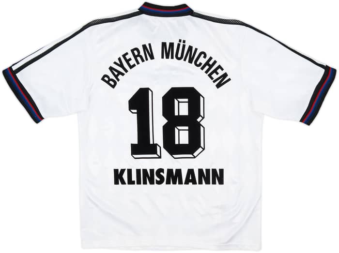 1996-98 Bayern Munich Away Shirt Klinsmann #18 - 8/10 - (Y)