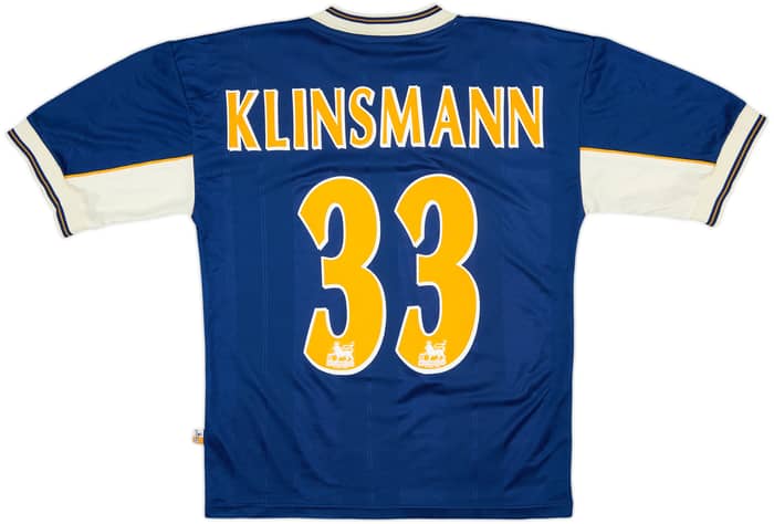 1997-98 Tottenham Away Shirt Klinsmann #33 - 8/10 - (Y)
