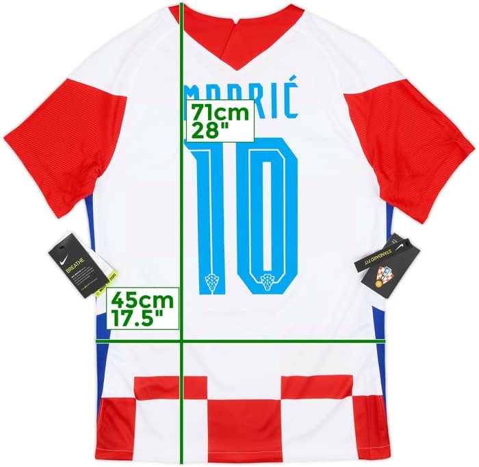 2020-21 Croatia Home Shirt Modric #10 (S)