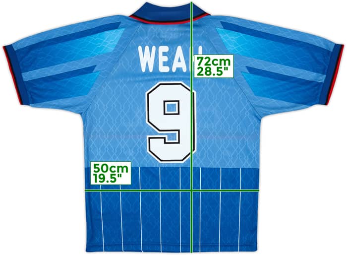 1995-96 AC Milan Fourth Shirt Weah #9 (S)