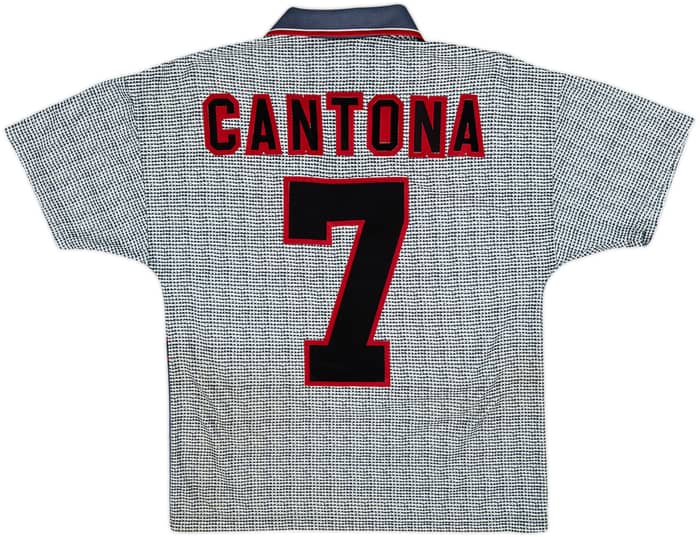 1995-96 Manchester United Away Shirt Cantona #7 - 8/10 - (Y)