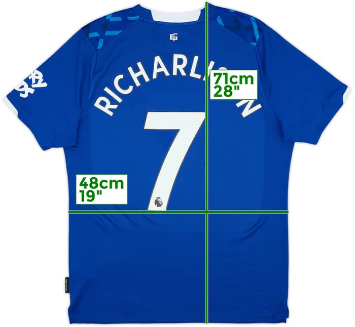 2019-20 Everton Home Shirt Richarlison #7 - 9/10 - (L)