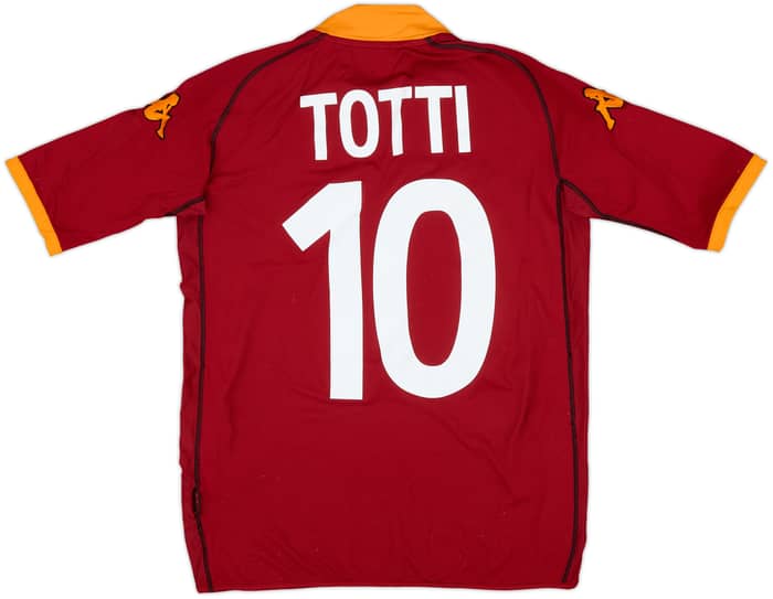 2002-03 Roma Home Shirt Totti #10 - 9/10 - (S)