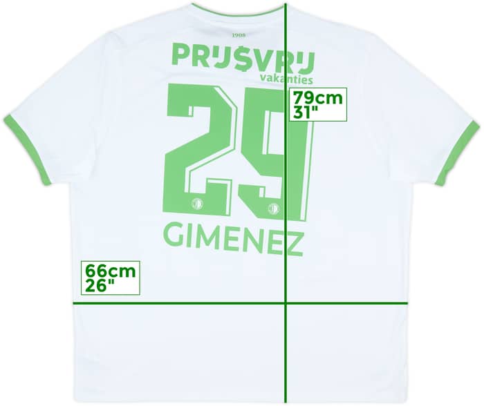 2023-24 Feyenoord Third Shirt Gimenez #29 (3XL)