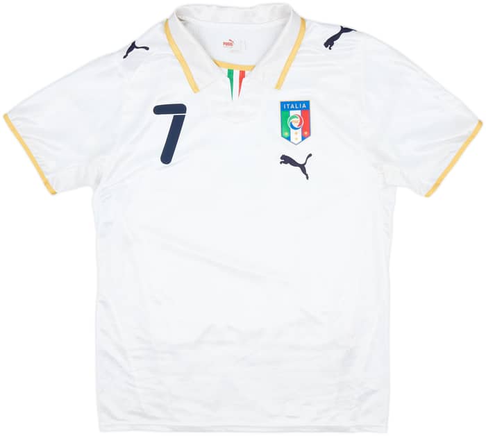 2007-08 Italy Away Shirt Del Piero #7 - 8/10 - (M)