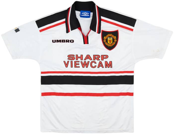 1997-99 Manchester United Away Shirt Beckham #7 - 9/10 - (Y)