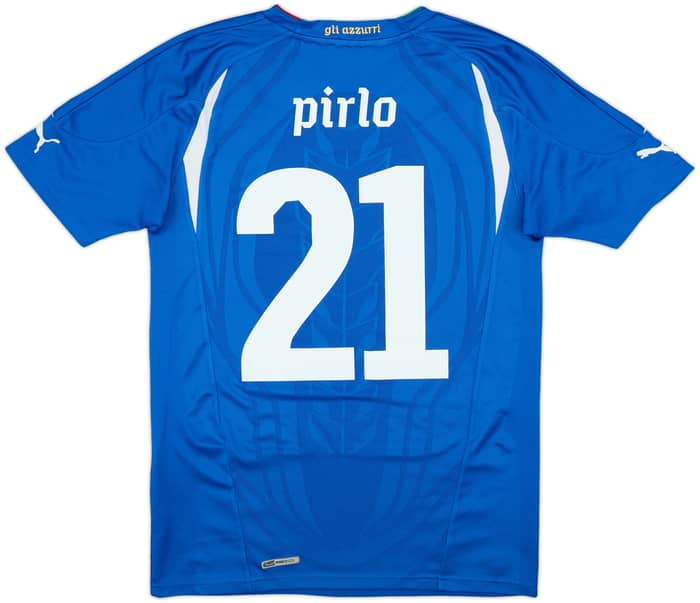 2010-12 Italy Home Shirt Pirlo #21 - 9/10 - (S)