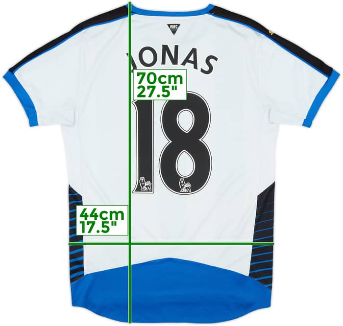 2015-16 Newcastle Home Shirt Jonas #18 - 6/10 - (S)