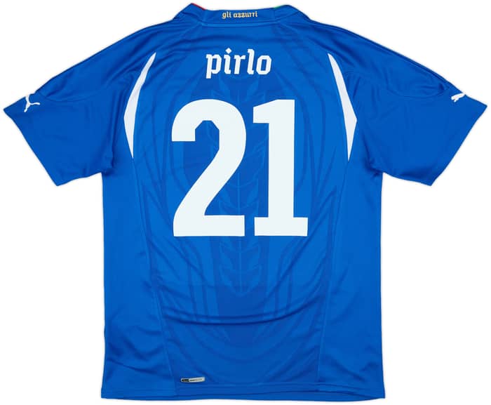 2010-12 Italy Home Shirt Pirlo #21 - 10/10 - (L)