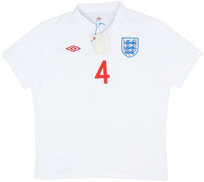 2009-10 England Home Shirt Gerrard #4 (XL)