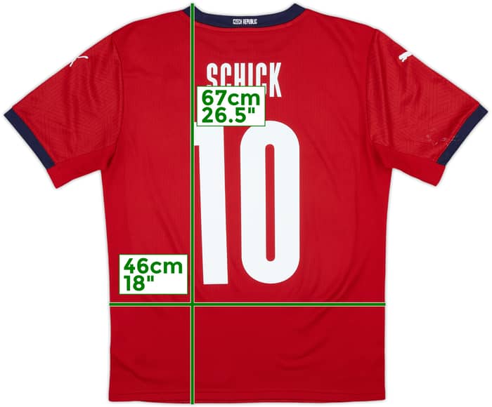 2020-21 Czech Republic Home Shirt Schick #10 - 10/10 - (S)