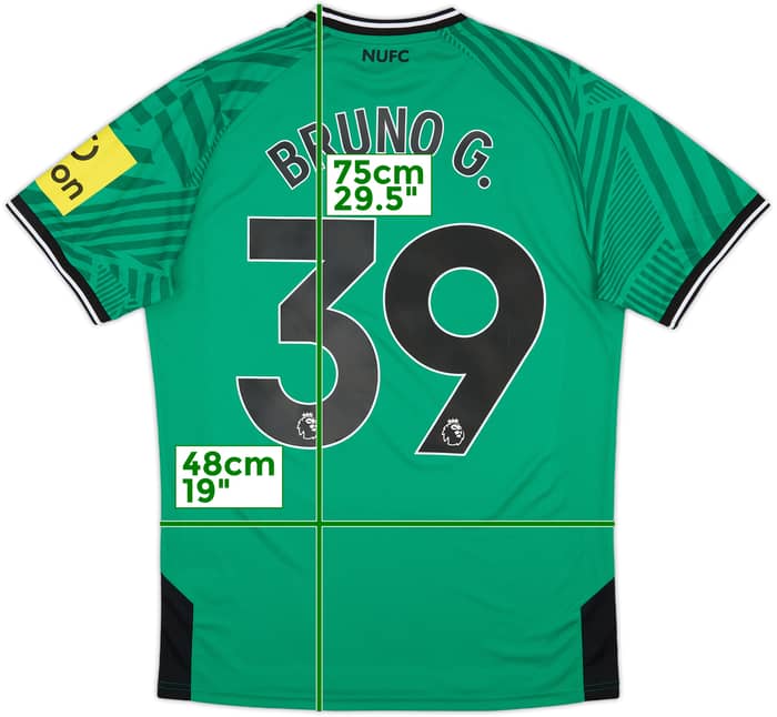 2023-24 Newcastle Away Shirt Bruno G. #39 (M)