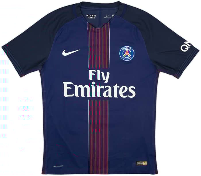 2016-17 Paris Saint-Germain Authentic Home Shirt DiMaria #11 - 10/10 - (M)