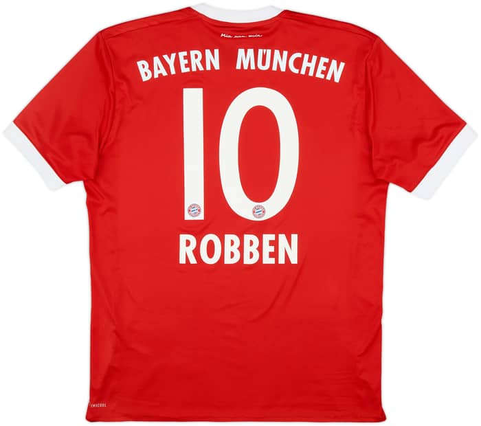 2017-18 Bayern Munich Home Shirt Robben #10 - 10/10 - (M)