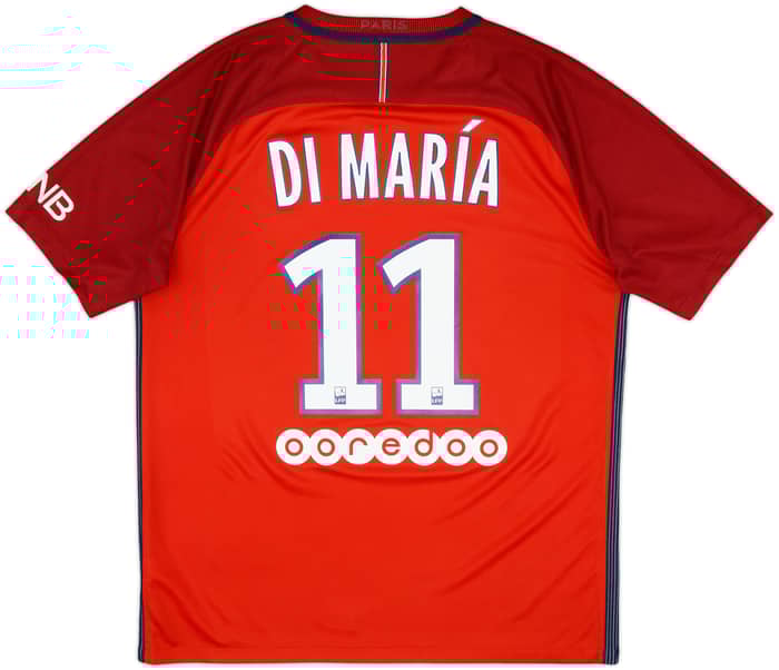 2016-17 Paris Saint-Germain Away Shirt Di Maria #11 - 8/10 - (L)
