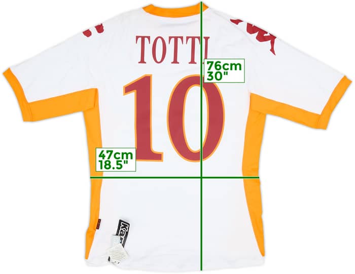 2010-11 Roma Away Shirt Totti #10 (XL)