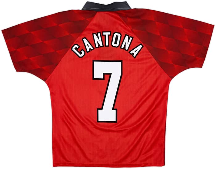 1996-98 Manchester United Home Shirt Cantona #7 - 10/10 - (Y)