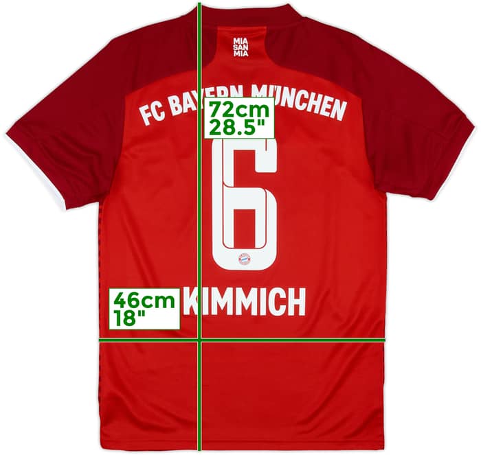 2021-22 Bayern Munich Women's Home Shirt Kimmich #6 - 10/10 - (S)