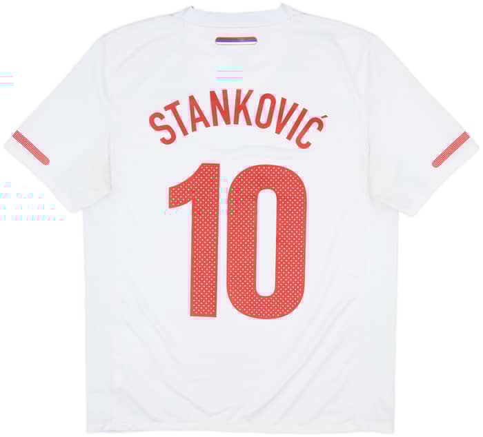 2010-12 Serbia Away Shirt Stankovic #10 - 7/10 - (M)