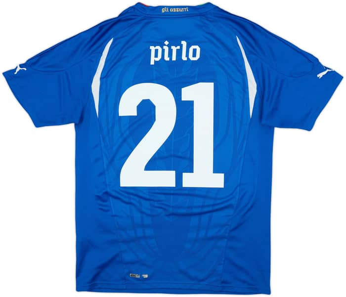 2010-12 Italy Home Shirt Pirlo #21 - 8/10 - (S)