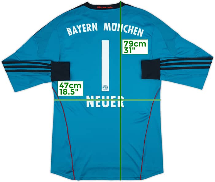 2013-14 Bayern Munich GK Shirt Neuer #1 - 10/10 - (M)