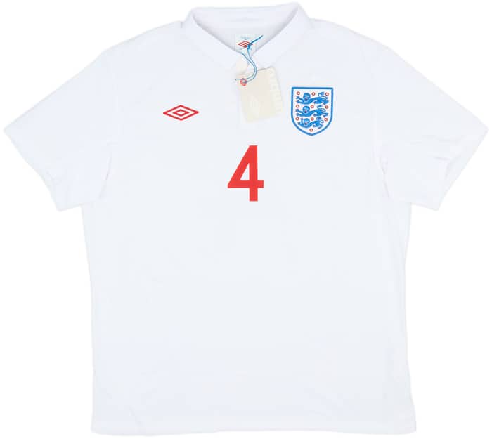 2009-10 England Home Shirt Gerrard #4 (XL)