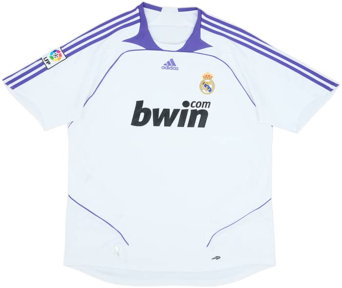 2007-08 Real Madrid Home Shirt Sergio Ramos #4 - 6/10 - (XXL)
