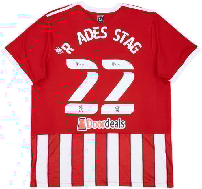 2021-22 Sheffield United Home Shirt R Ades Stag #22 - 10/10 - (XL)