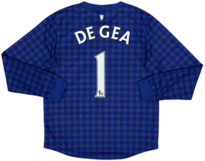 2012-13 Manchester United GK Shirt De Gea #1 - 8/10 - (S.Boys)