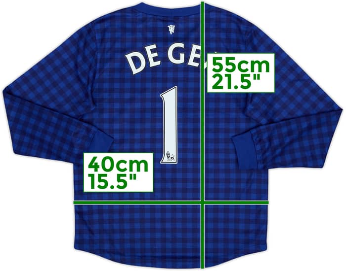 2012-13 Manchester United GK Shirt De Gea #1 - 8/10 - (S.Boys)