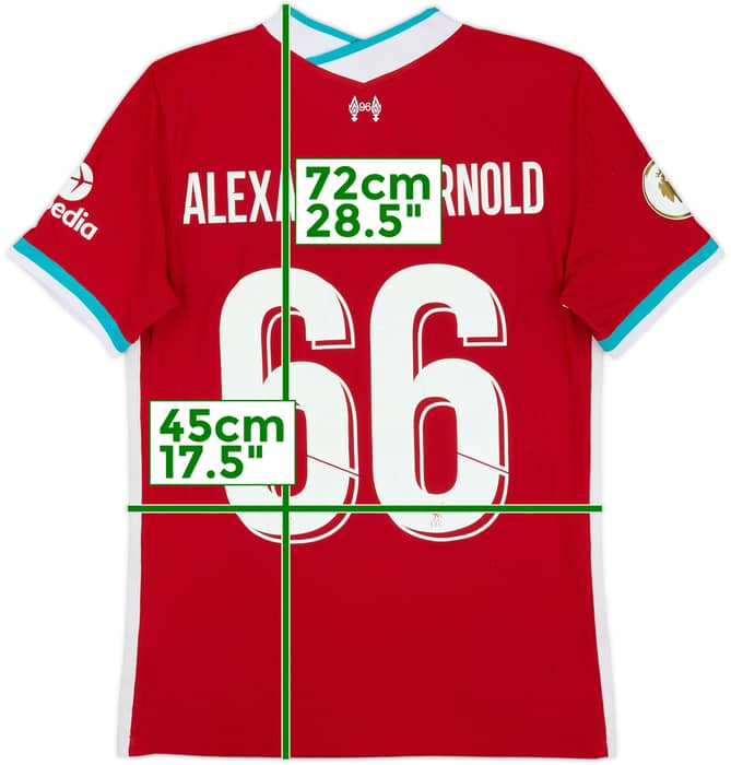 2020-21 Liverpool Authentic Home Shirt Alexander-Arnold #66 - 5/10 - (S)