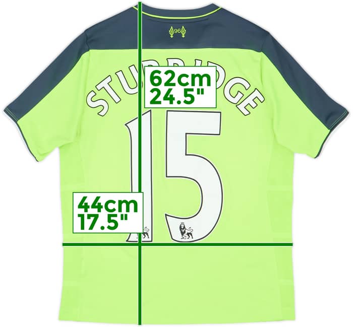 2016-17 Liverpool Third Shirt Sturridge #15 - 4/10 - (L.Boys)