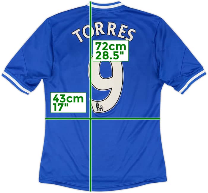 Camiseta de local del Chelsea 2013-14 Torres #9 - 6/10 - (S)