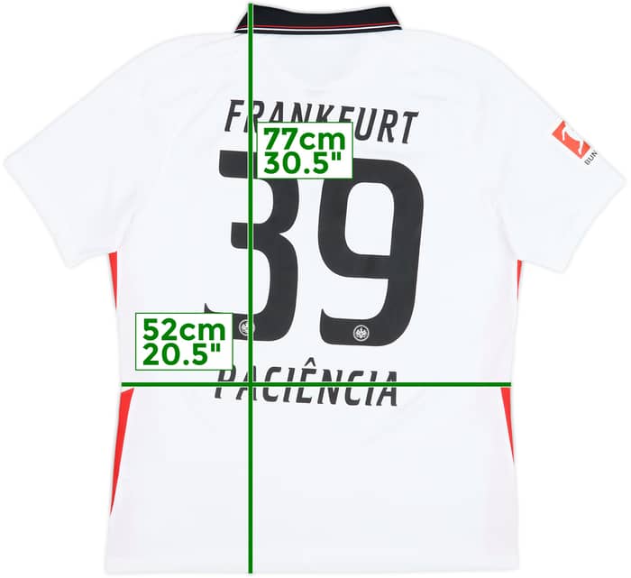 Camiseta de visitante del Eintracht Frankfurt 2020-21 Paciencia #39 - 9/10 - (L)