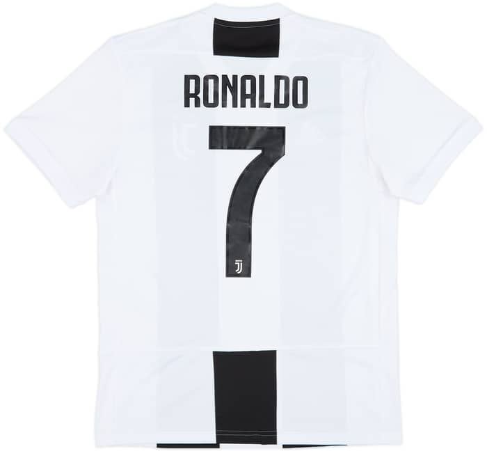 2018-19 Juventus Home Shirt Ronaldo #7 - 8/10 - (M)