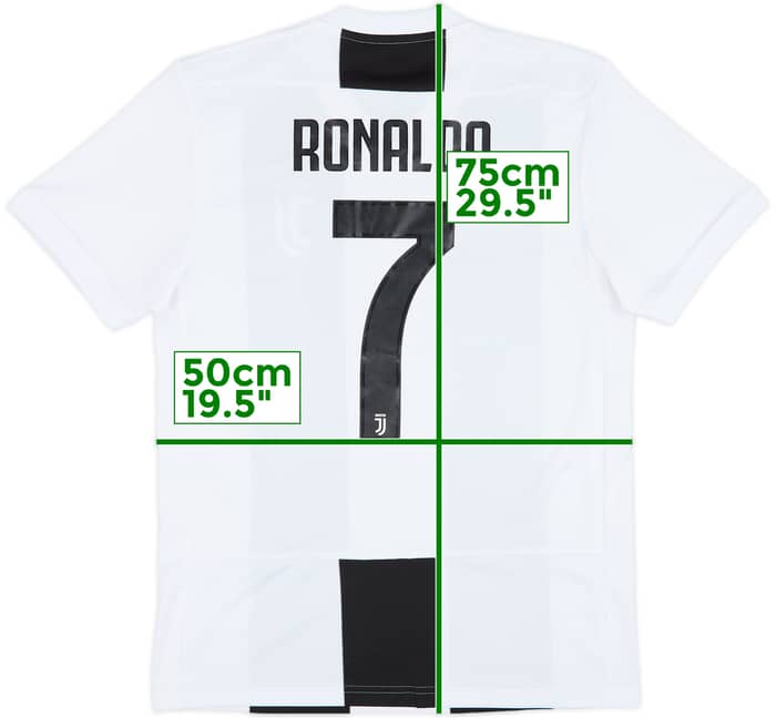 2018-19 Juventus Home Shirt Ronaldo #7 - 8/10 - (M)