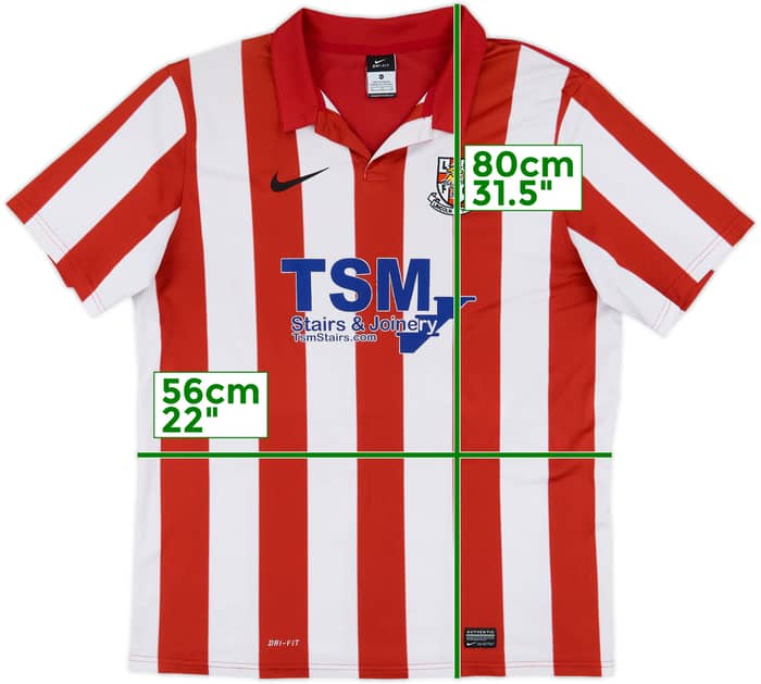 2012-13 Lincoln City Home Shirt - 6/10 - (XL)