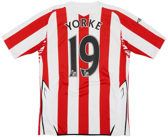 2007-08 Sunderland Home Shirt Yorke #19 - 6/10 - (M)
