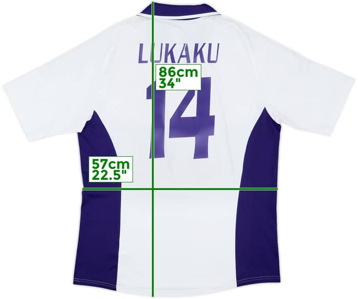 2011-12 Anderlecht Home Shirt Lukaku #14 - 8/10 - (XL)