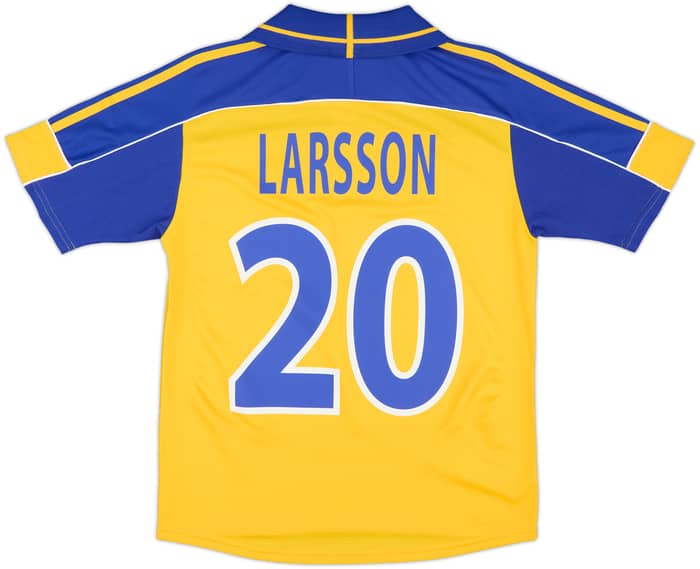 2000-02 Sweden Home Shirt Larsson #20 - 10/10 - (L.Boys)